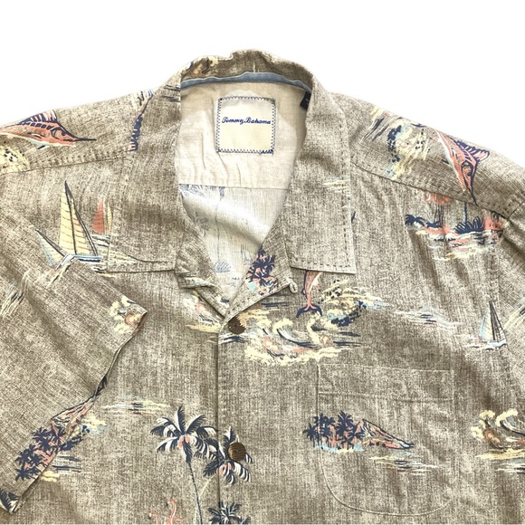 Tommy Bahama Other - Tommy Bahama Silk Hawaiian Shirt Mens‎ XL  Floral Print Beach Aloha Casual Luau